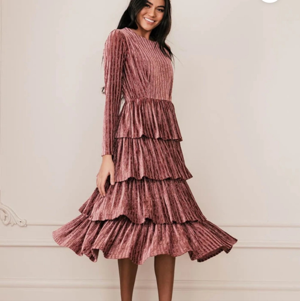 JessaKae eiffle dress in mauve size medium